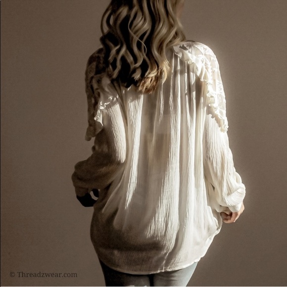 🆕Lace Detailed Blouse - Picture 8 of 8